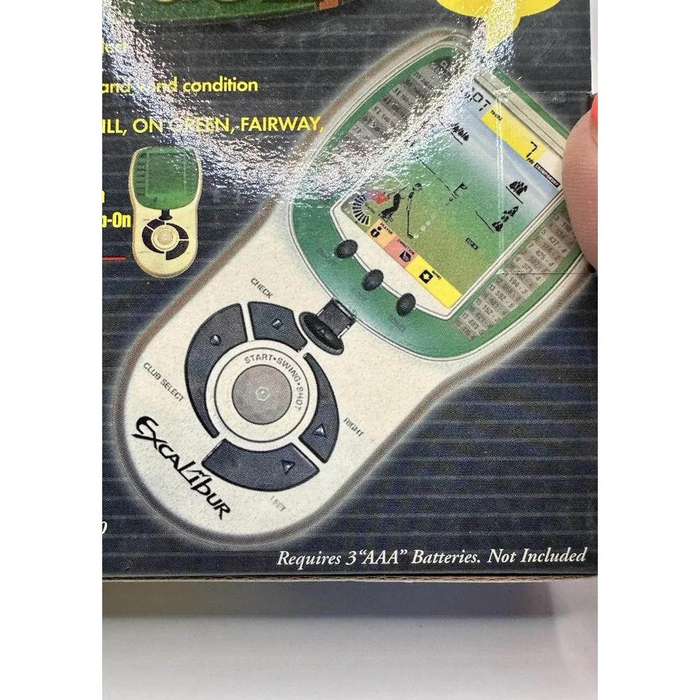 Talking Pro Golf Game Model 383 Excalibur Handheld Sounds Works Great !!!! Clean